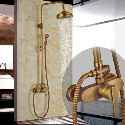 Luxury Gold Rain Shower Head System - Luxicro