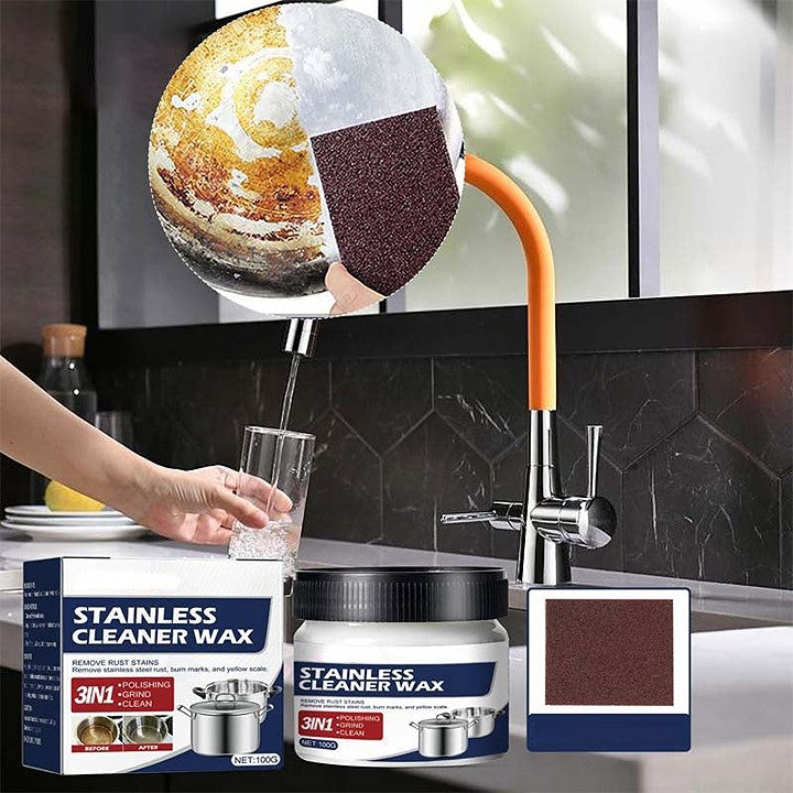 Powerful Steel Cleaning Wax Paste - Luxicro