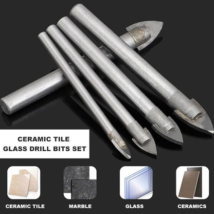 Long Lasting Ceramic Drill Bit Set (5 Pieces)