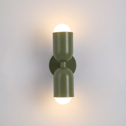 Colorful Metal LED Wall Lamp for Contemporary Homes