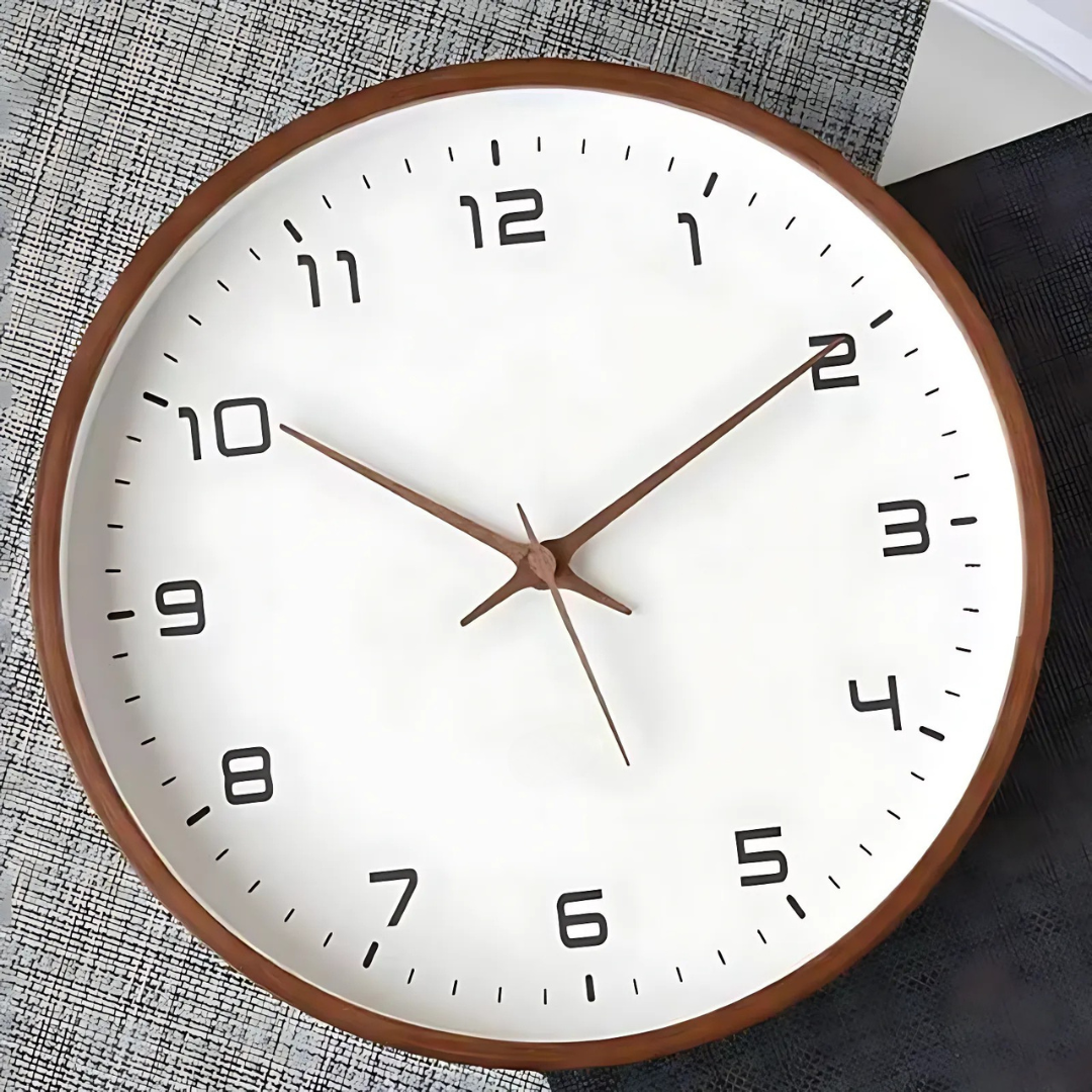 Rustic Wooden Decorative Wall Clock