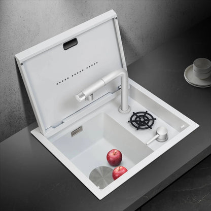 Small Bathroom Sink Cleaning Cup Holder - Luxicro