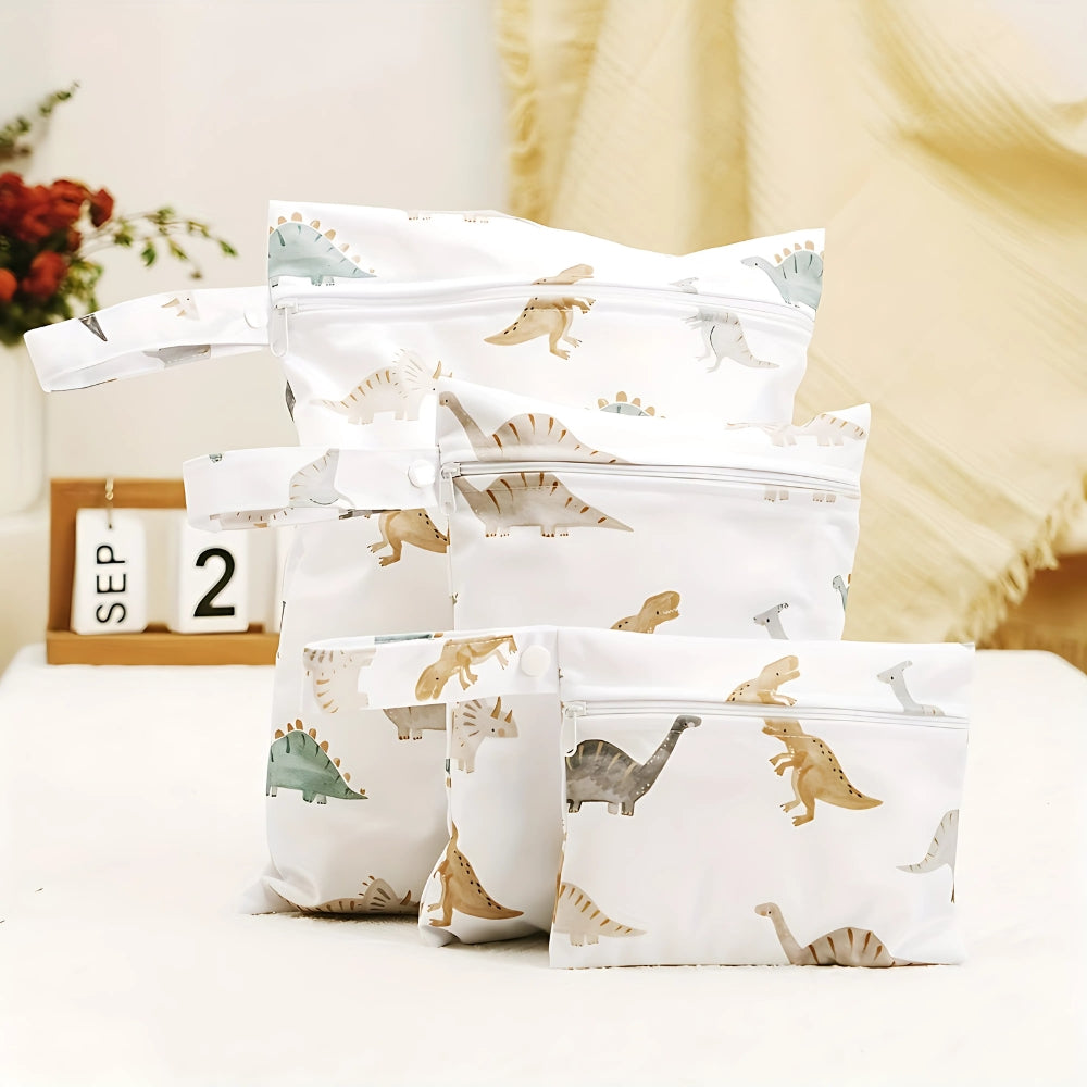 Cute Animal Print Waterproof Storage Bags 3pc Set