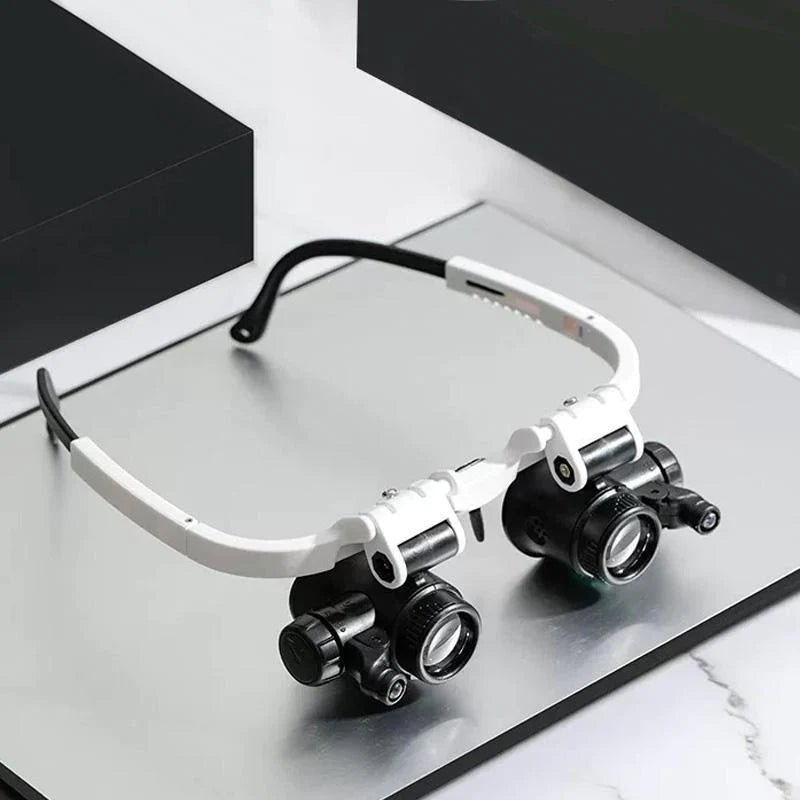 Portable Triple Magnification LED Lamp