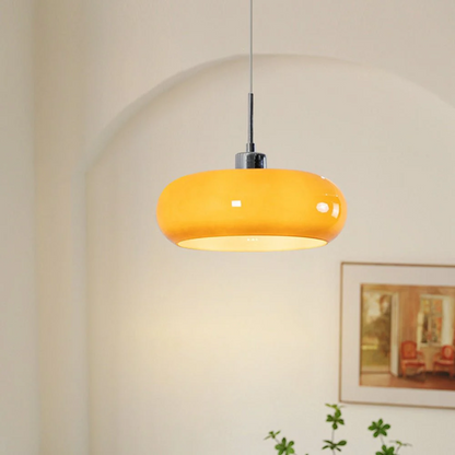 Evara | Elegant Glass Pendant Light With Soft Glow - Luxicro