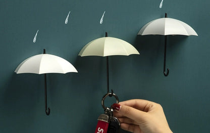 Easy Install Umbrella Hook with Key Holder