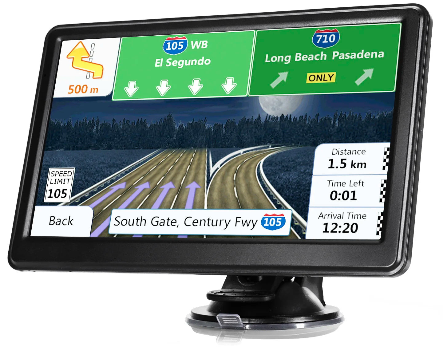 Portable 7 Inch Car GPS Navigator System - Luxicro