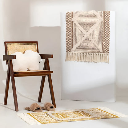 Natural Fiber Shag Tassel Area Rug - Luxicro