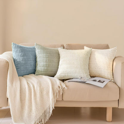 Soft Ridge Sofa Pillow Covers - Luxicro