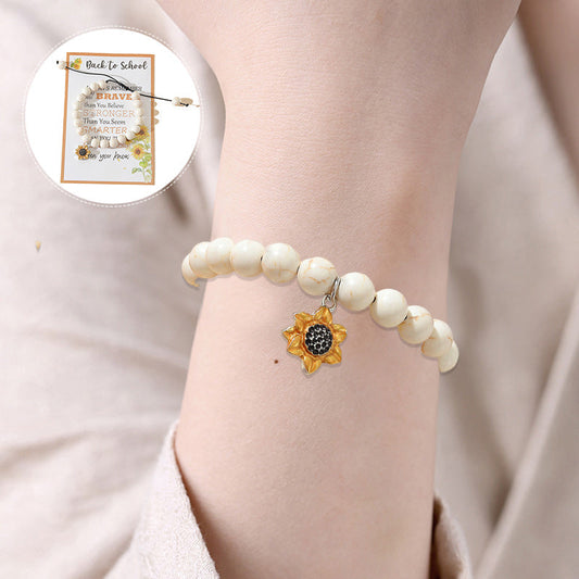 Bright Floral School Bracelet - Luxicro
