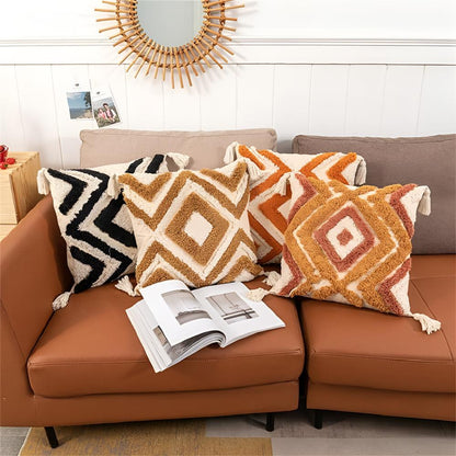 Moroccan Patterned Throw Pillow Cover - Luxicro