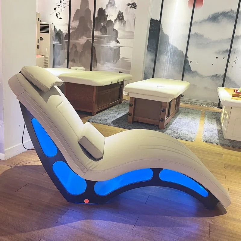 Comfortable Heated Massage Recliner Chair with LED - Luxicro