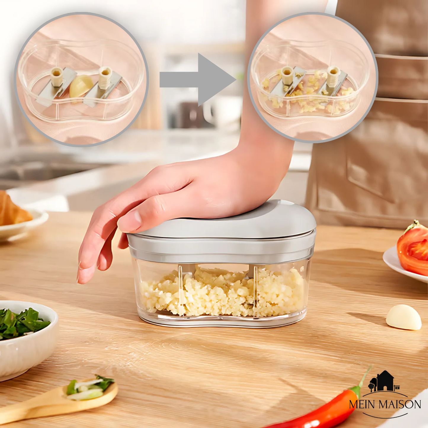 Simple Hand Food Chopper Tool - Luxicro