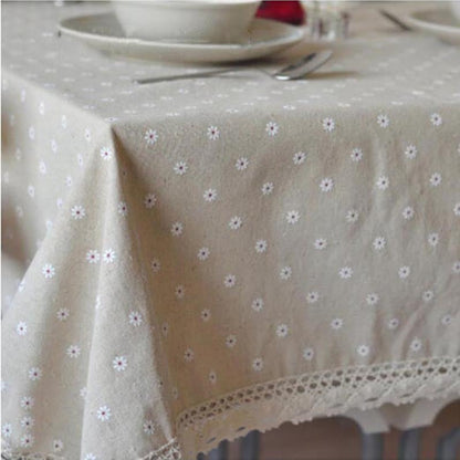 Colorful PrintedFabric Tablecloth