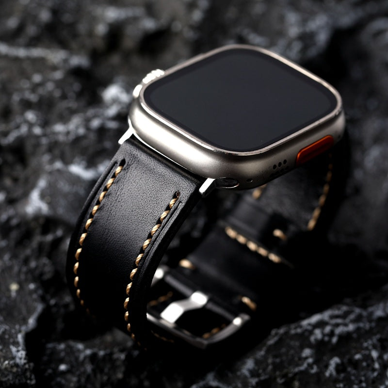 Dark Brown Genuine Leather Band
