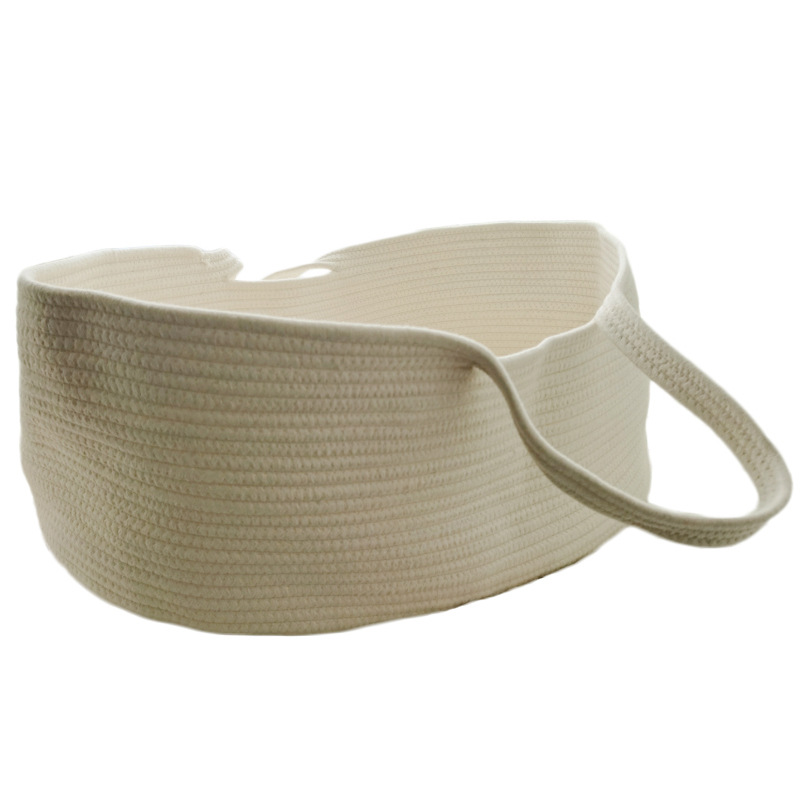 Cozy Newborn Baby Basket with Easy Carry Handles - Luxicro