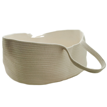 Cozy Newborn Baby Basket with Easy Carry Handles - Luxicro