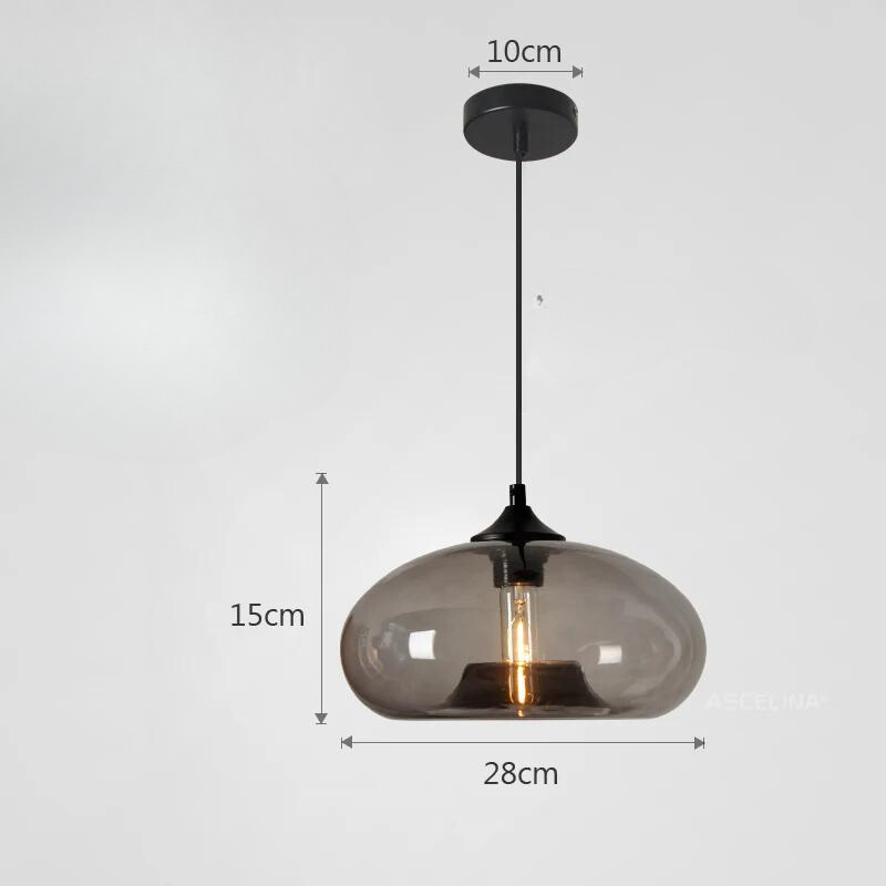 Vibrant Hanging Glass Ceiling Light - Luxicro