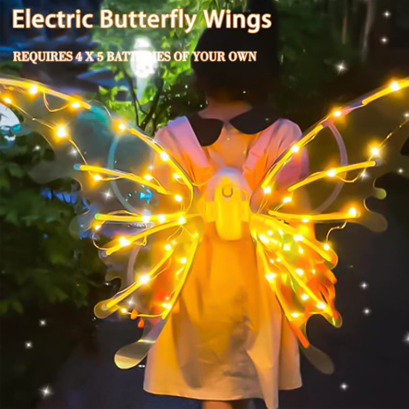 Vibrant LED Fairy Wing Decor Lights - Luxicro