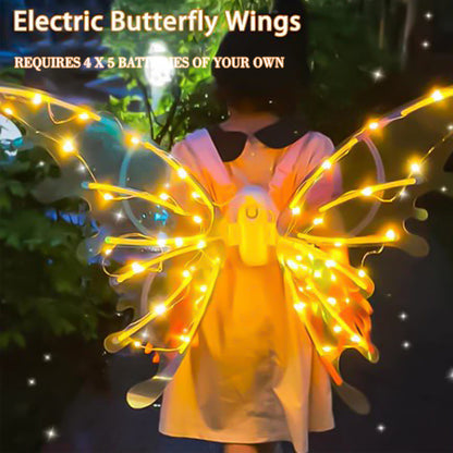 Vibrant LED Fairy Wing Decor Lights - Luxicro