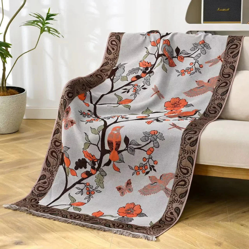 Rustic Floral Soft Cotton Towel - Luxicro