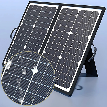 Portable 1000W Solar Panel Charger Kit for Outdoor Use - Luxicro