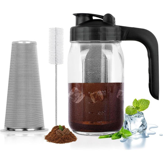 Big Cold Brew Coffee Pitcher Jug - Luxicro