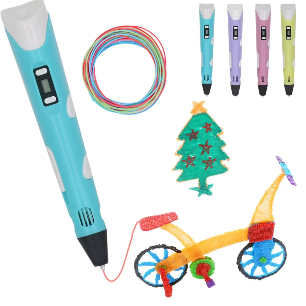 Fun 3D Printing Pen for Kids - 20 Colors Included