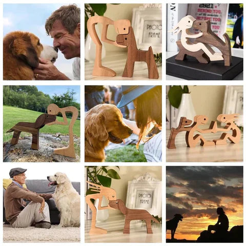 Cute Handmade Pet Dog Statue