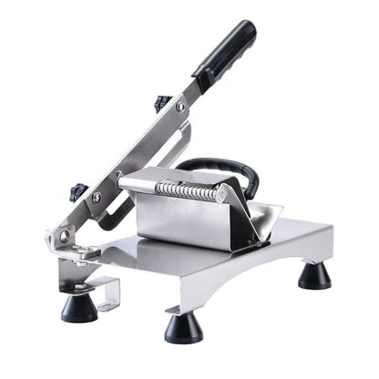 Premium Manual Meat Cutter Stainless Steel Slicer - Luxicro