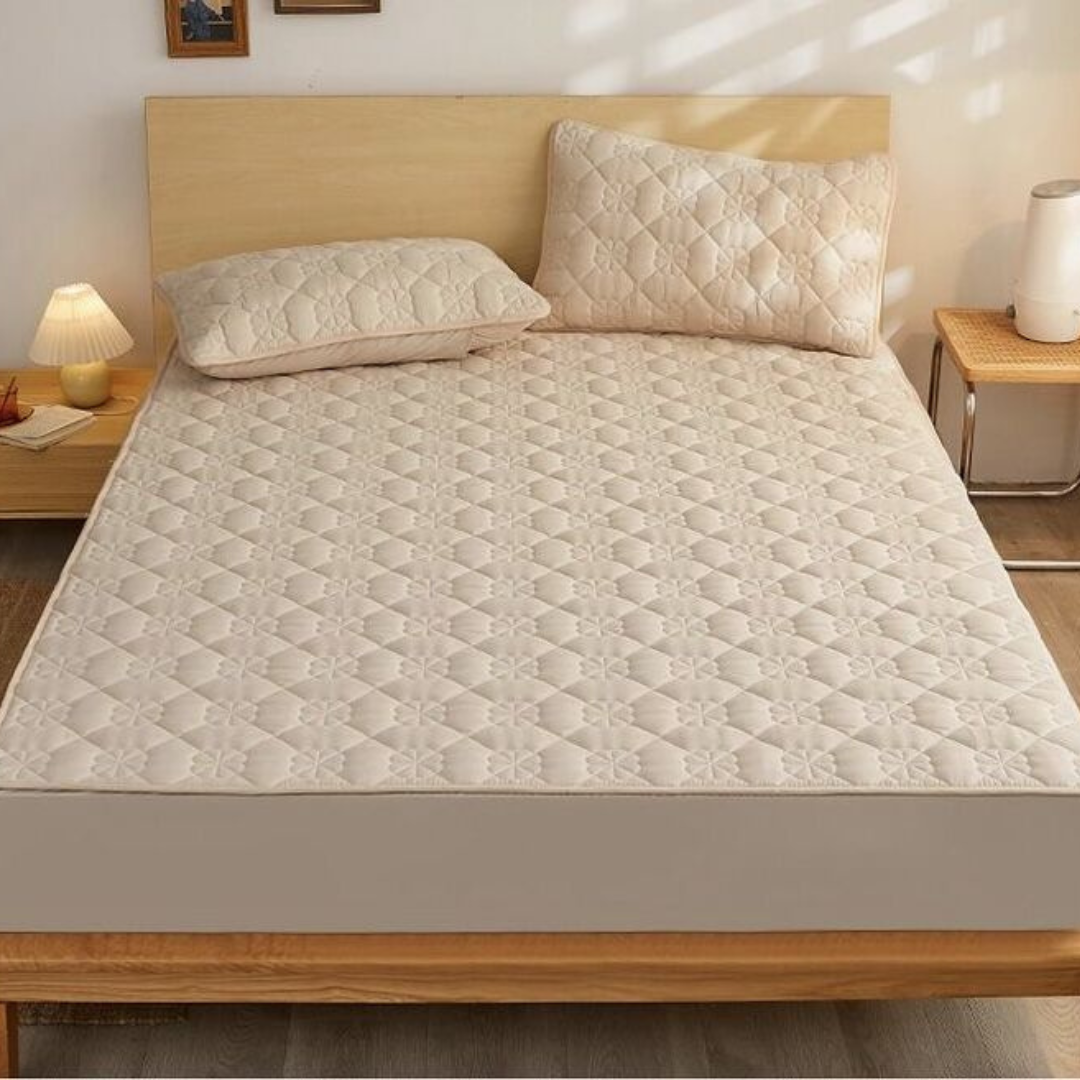 Breathable Bed Protector and Pillowcase Set