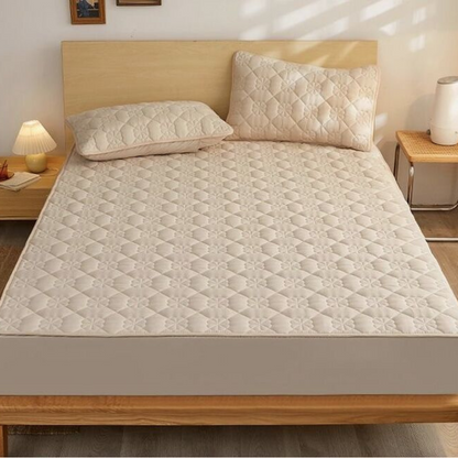Breathable Bed Protector and Pillowcase Set