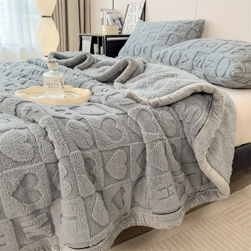 Cozy Soft Plush Throw Blanket for Home