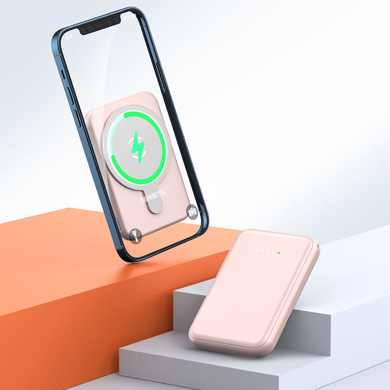 Compact Wireless Phone Power Bank 5000mAh Charger
