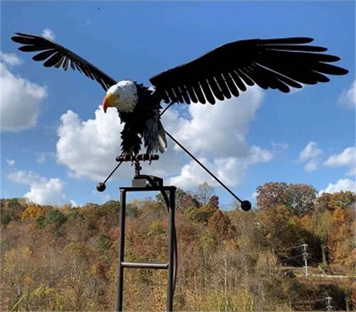 Colorful Yard Metal Windmill Decoration