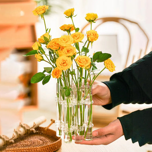 Beautiful Slim Glass Flower Vase - Luxicro