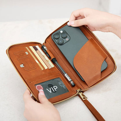 Travel RFID Blocking Passport Wallet