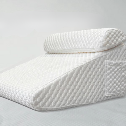 Contour Comfort Foam Bed Wedge Pillows with Breathable Covers