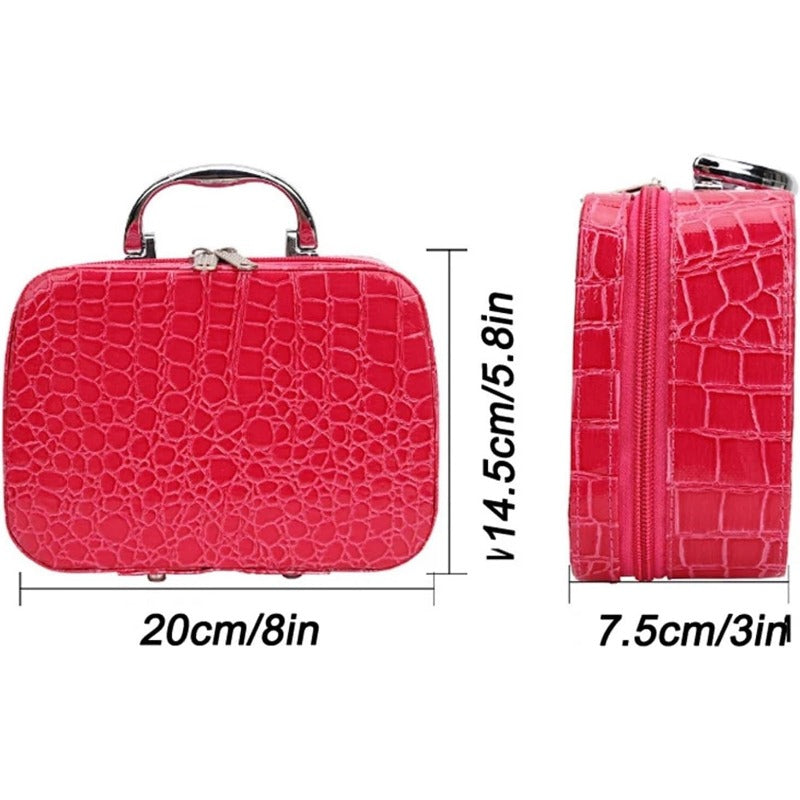 Compact Travel Sewing Kit in Synthetic Leather Box
