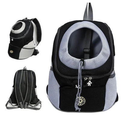 Athletic Faux Leather Backpack
