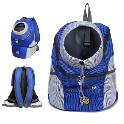 Athletic Faux Leather Backpack