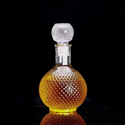 Vintage Mini Glass Wine Decanter