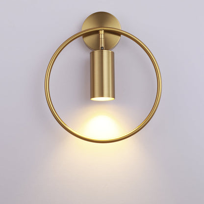 Elegant Golden LED Sconce Light