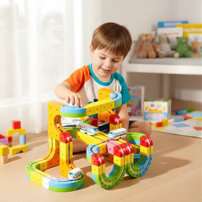 Educational Kids Learning Rail Track