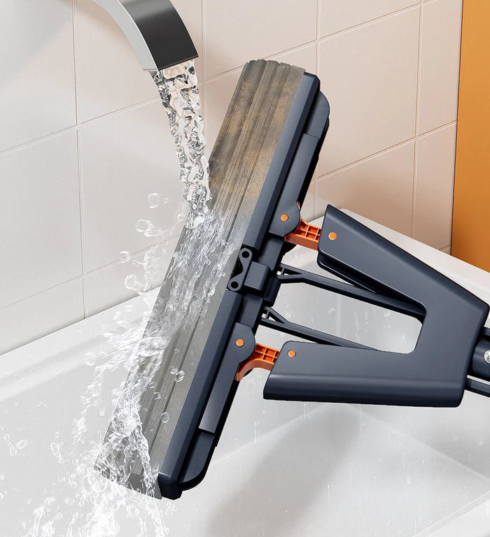 Effortless Cleaning Mop with Automatic Scrubbing Feature