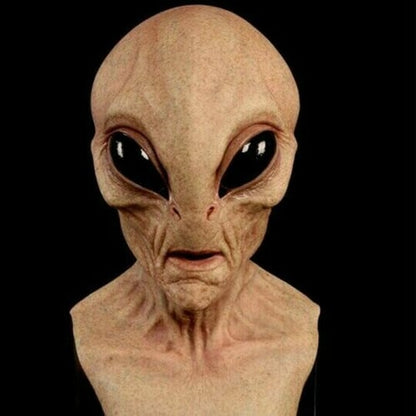 Spooky Alien Latex Halloween Costume Mask