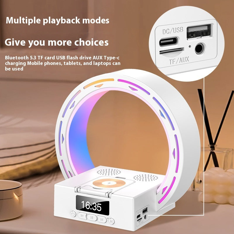 Wireless Bluetooth Speaker Table Lamp with Charger