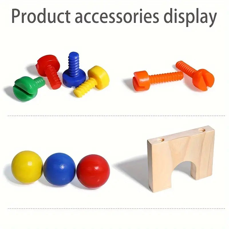 Colorful Children's Construction Vehicle Playset