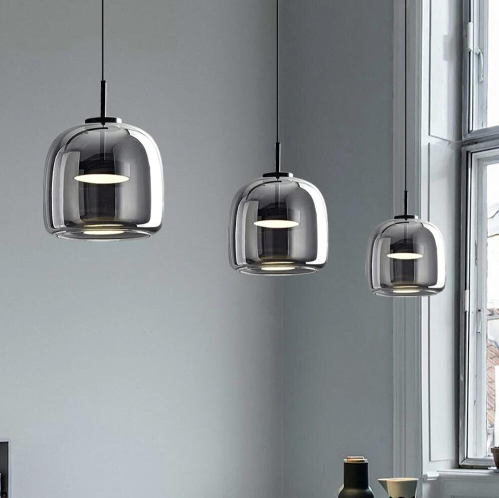 Modern Black Hanging Light Fixture