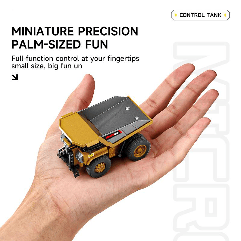 Compact RC Construction Vehicle Playset